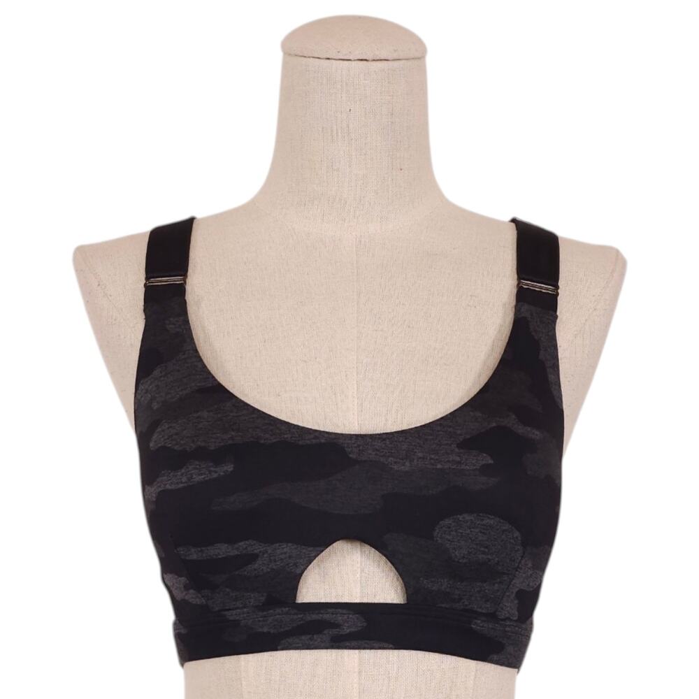 Bombshell Glow Camo Bra Black Camo Sz Extra Small